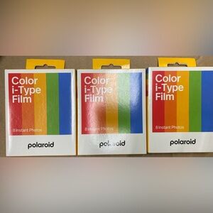 Brand new Polaroid Color i-Type Instant Film (8 Exposures)*3 PCS